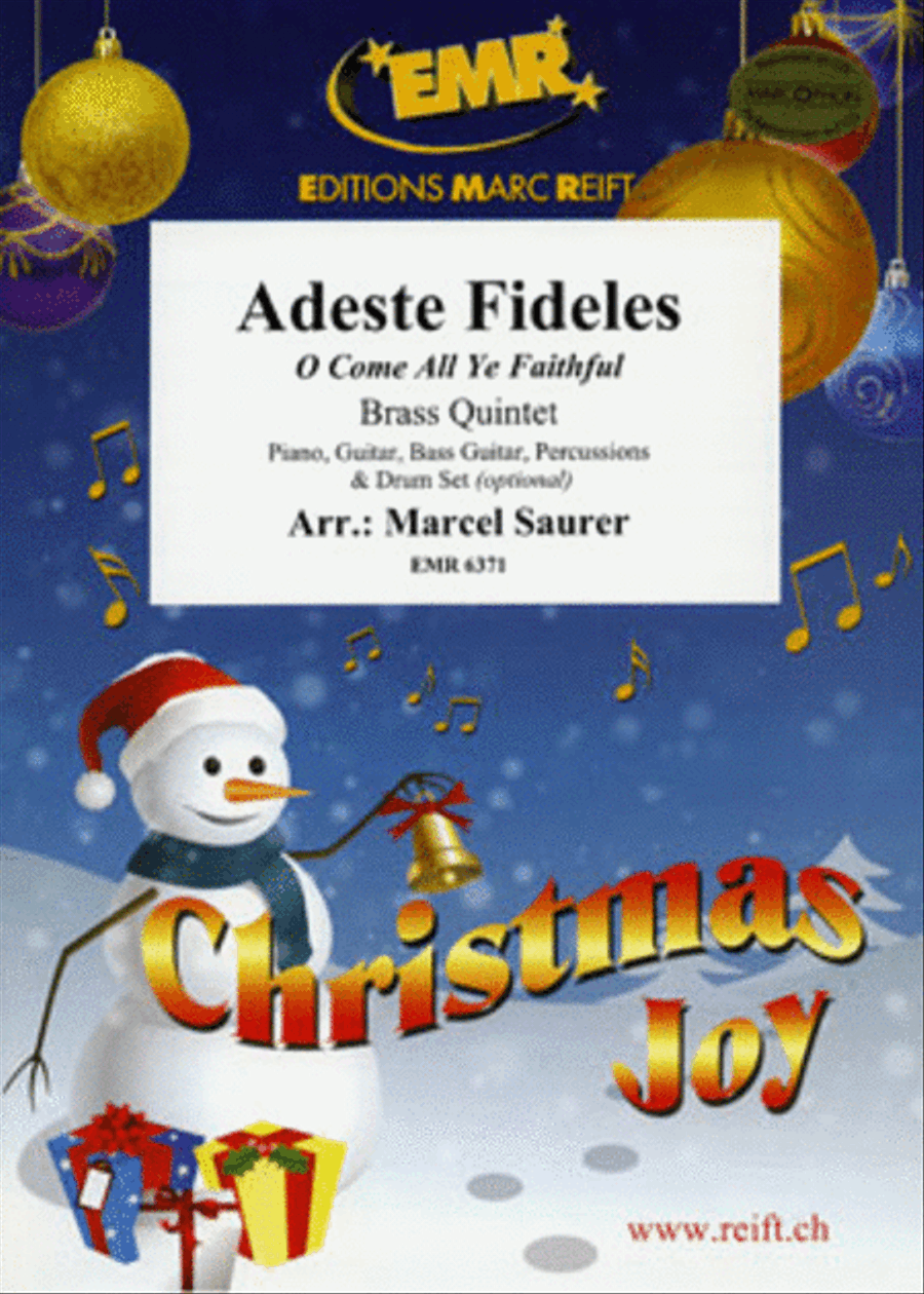 Adeste Fideles Adeste Fideles Brass Band scores gallery preview page 1