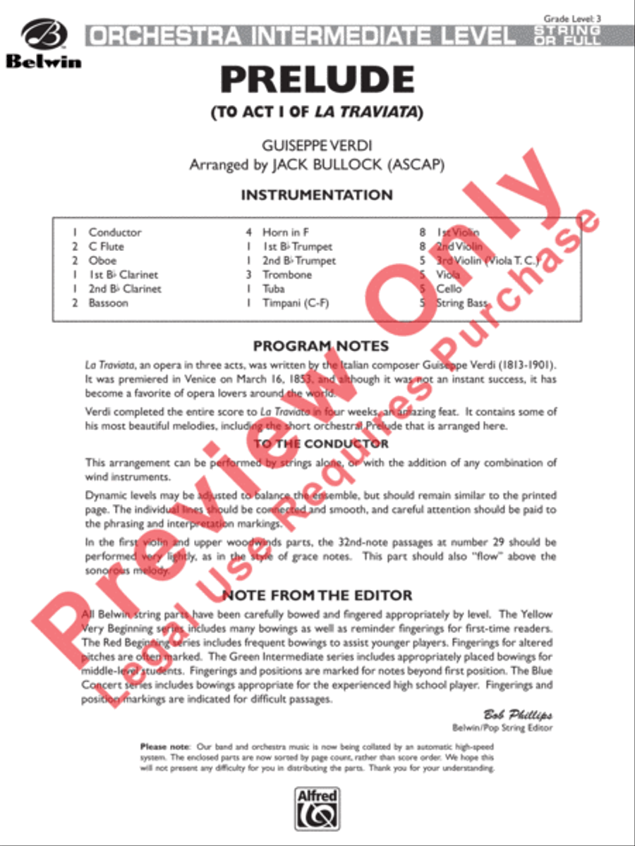 Prelude Full Orchestra scores gallery preview page 2