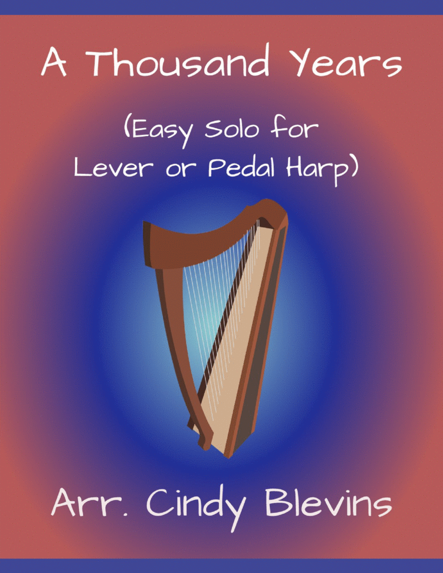 A Thousand Years Harp scores gallery preview page 1