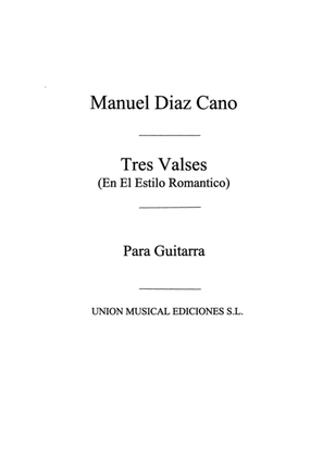 Book cover for Tres Valses En El Estilo Romantico