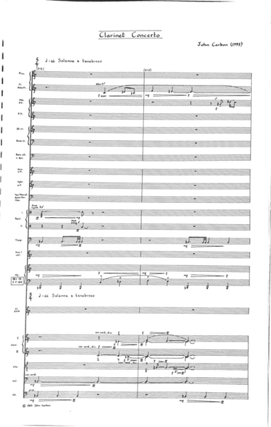 Clarinet Concerto (1994)