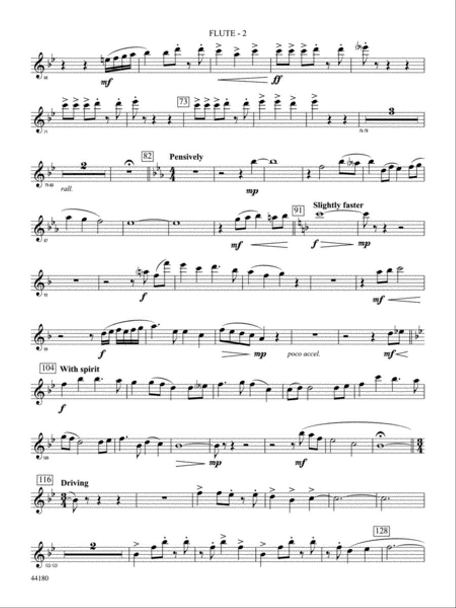 Workforce: Flute Concert Band scores gallery preview page 2