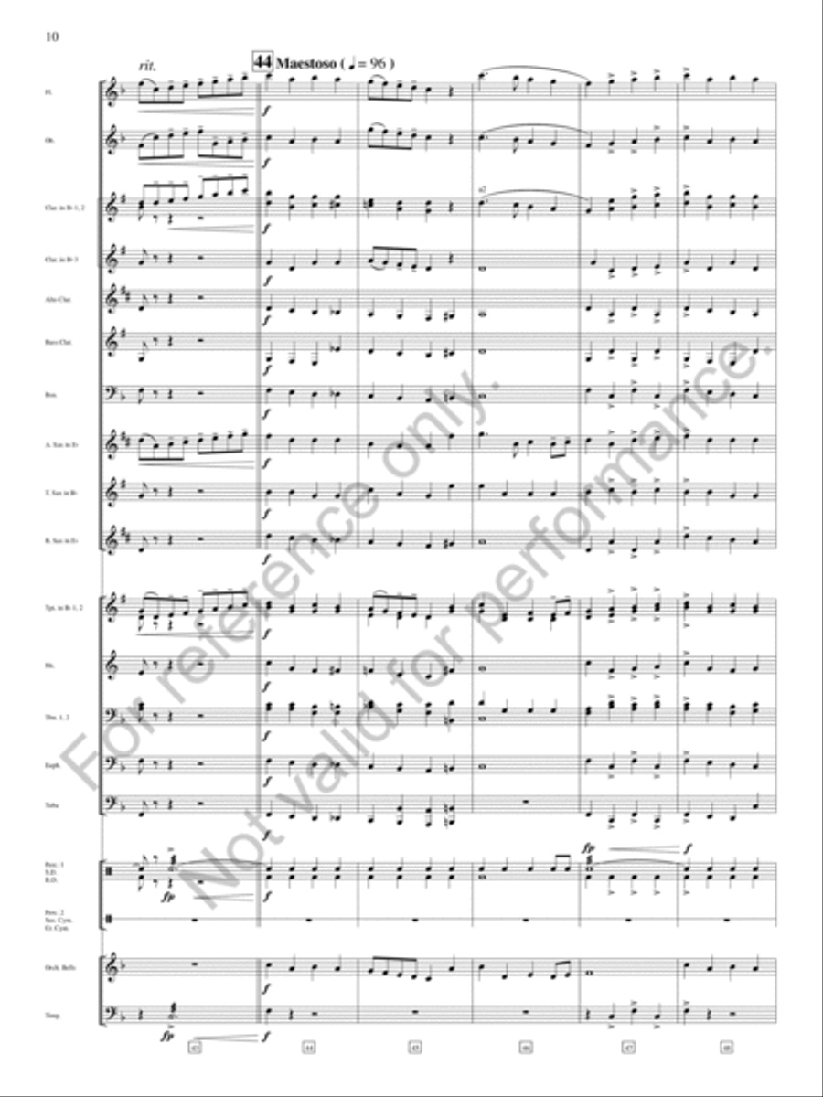 Chorale Prelude: All Things Bright And Beautiful Concert Band scores gallery preview page 11