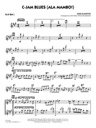 C-Jam Blues (ala Mambo!) (arr. Michael Philip Mossman) - Alto Sax 1