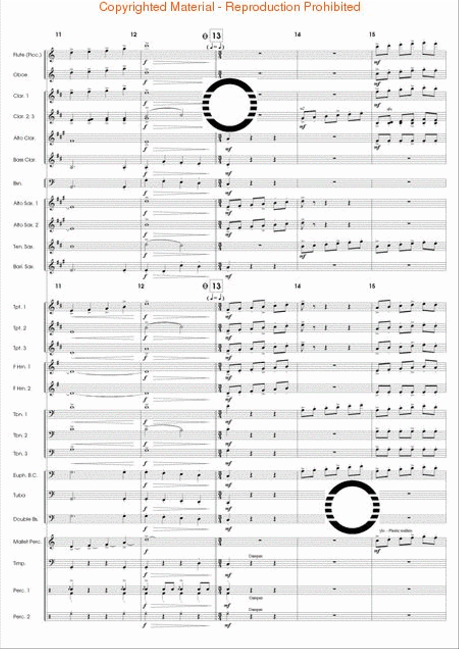 Articulation Studies Concert Band scores gallery preview page 33