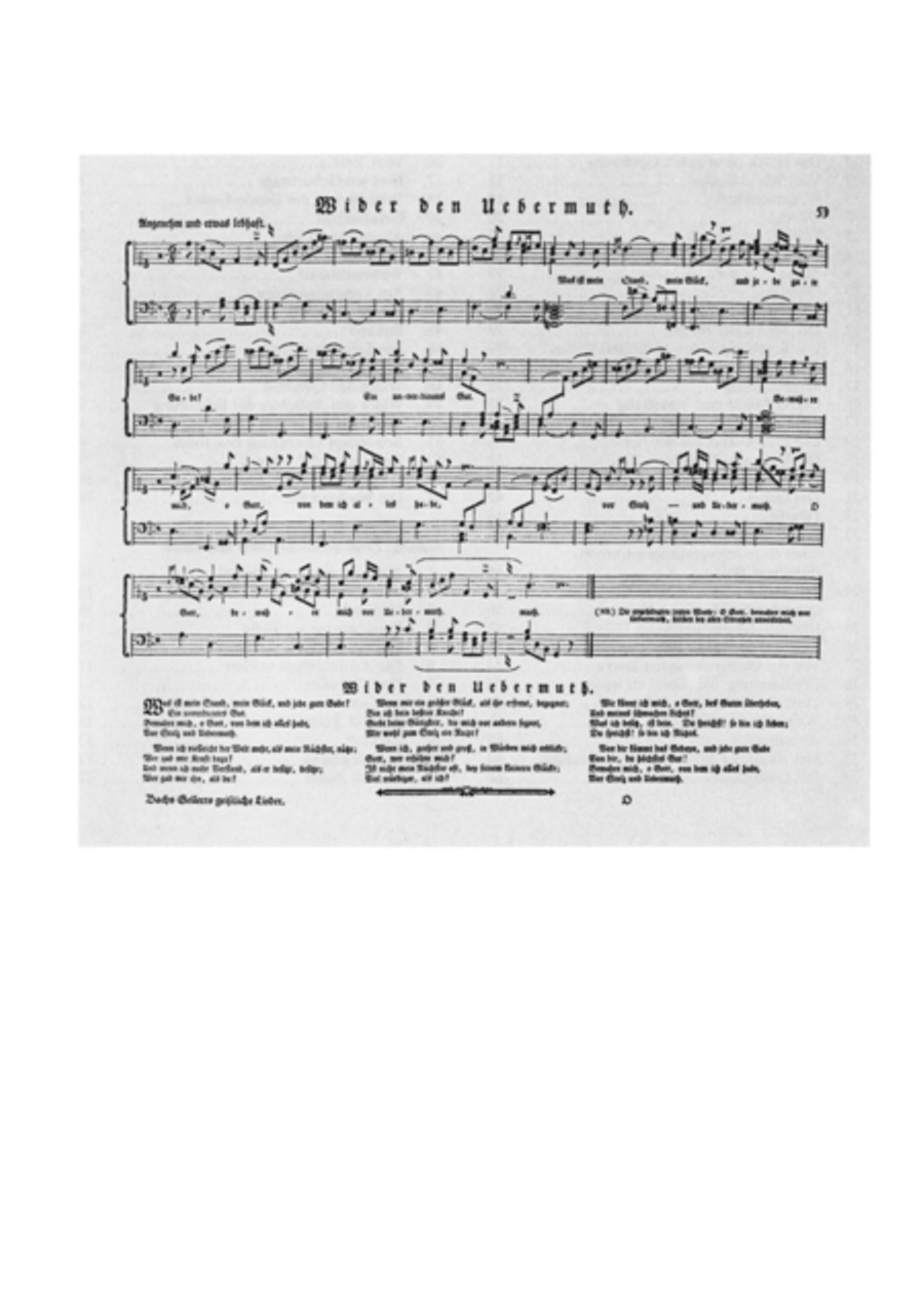 Geistliche Oden und Lieder (Gellert) Collection / Songbook scores gallery preview page 9