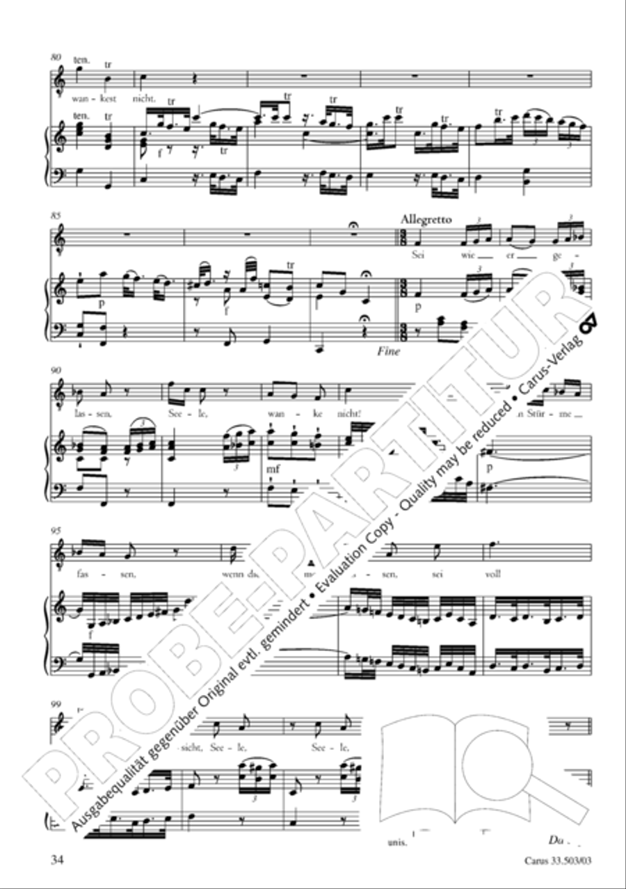 Passion according to St. Matthew (Passions-Musik nach dem Evangelisten Matthaus) SSATB scores gallery preview page 35