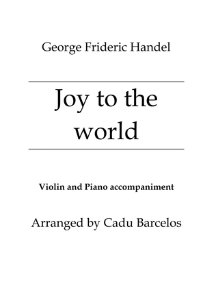 Book cover for Joy to the world (Piano and Violin)