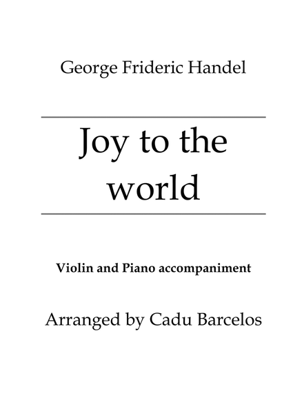 Joy to the world (Piano and Violin) image number null