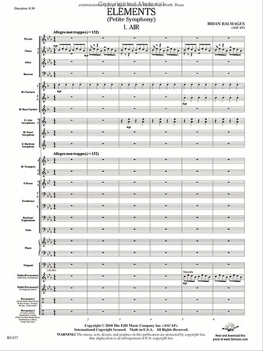 Elements Concert Band scores gallery preview page 2