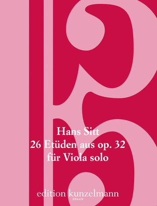 Book cover for 26 studies for viola