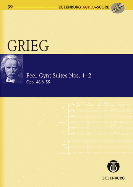 Peer Gynt Suites Nos1 And 2 Op46 / Op55 Study Score/cd