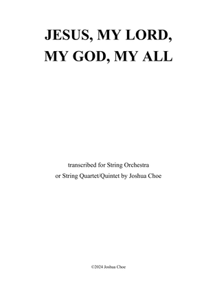 Book cover for Jesus, My Lord, My God, My All