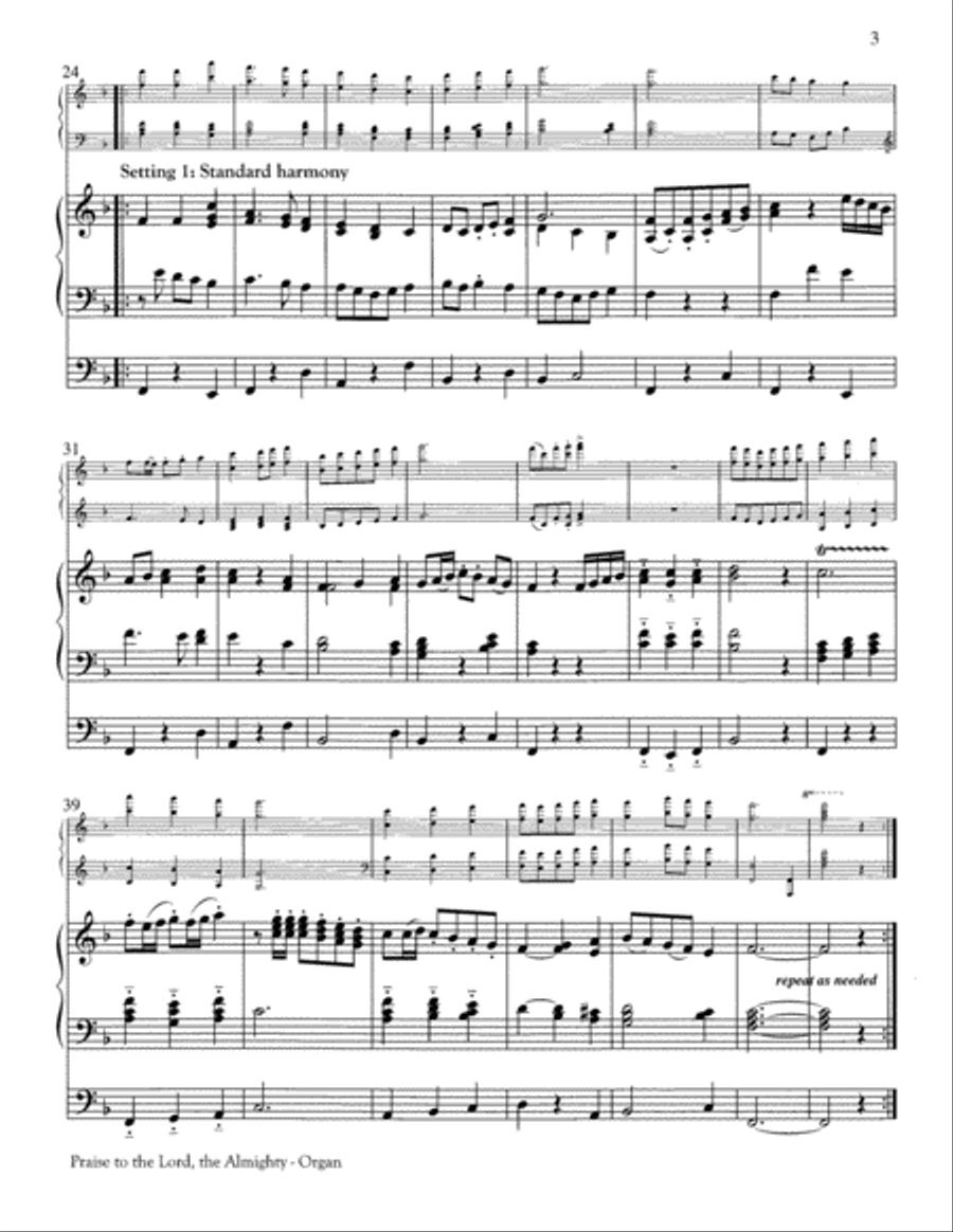 Hymn Dazzlers: Set 1 Organ scores gallery preview page 3