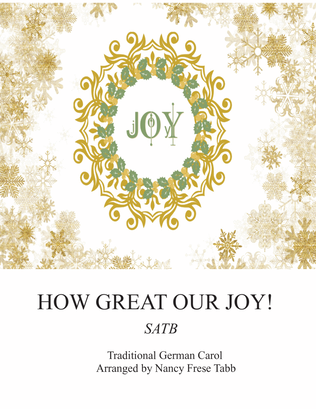 How Great Our Joy - SATB