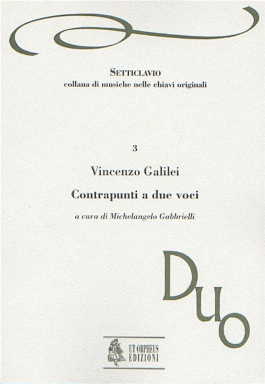 Contrapunti a due voci (Firenze 1584) [original clefs] Score scores gallery preview page 1