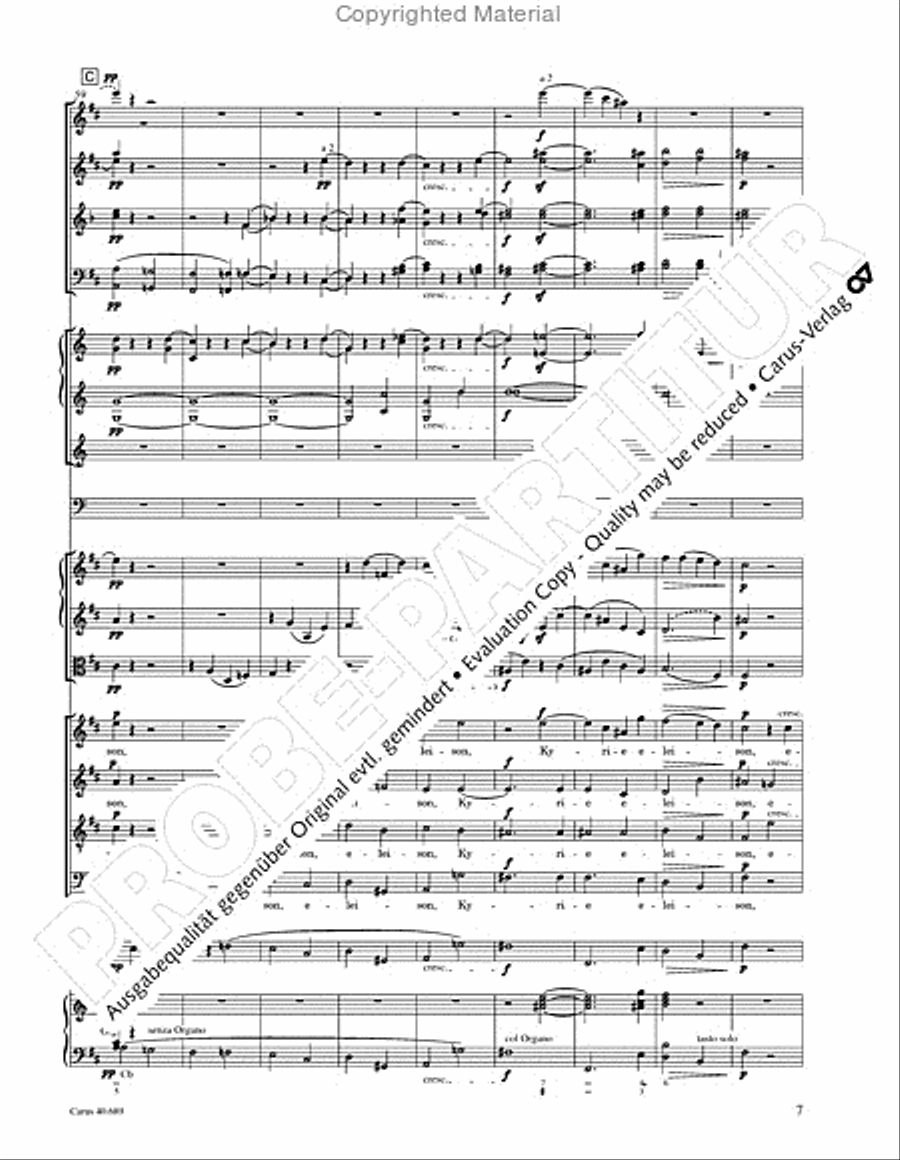 Missa solemnis Missa solemnis 4-Part scores gallery preview page 23