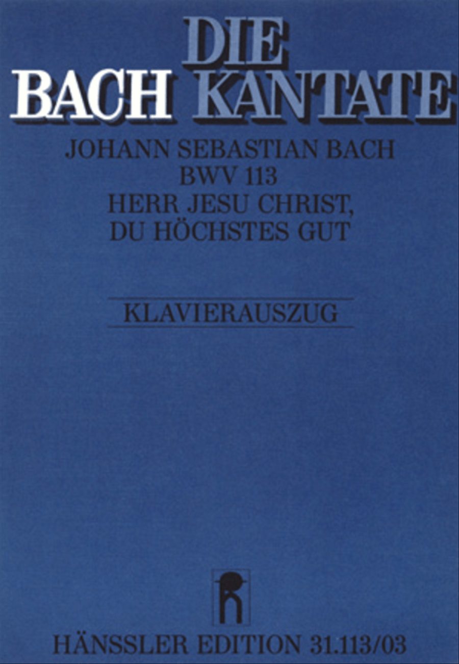 Herr Jesu Christ, du hochstes Gut (Lord Jesus Christ, thou highest good) 4-Part scores gallery preview page 1