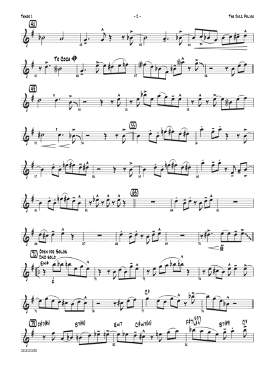 Sax tenor jazz sale