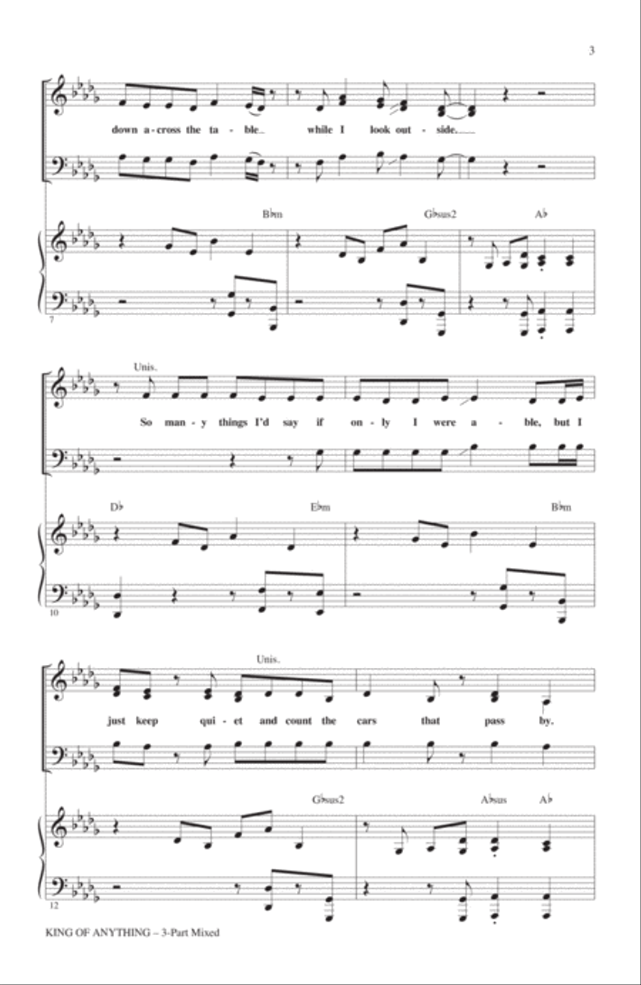 King Of Anything King Of Anything 3-Part scores gallery preview page 2