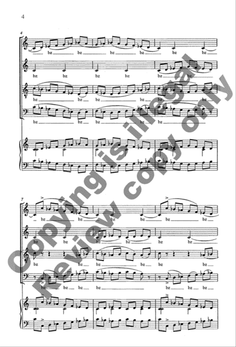Due North: 5. Mosquitoes 4-Part scores gallery preview page 11