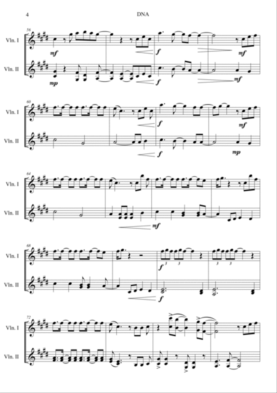DNA String Duet scores gallery preview page 4