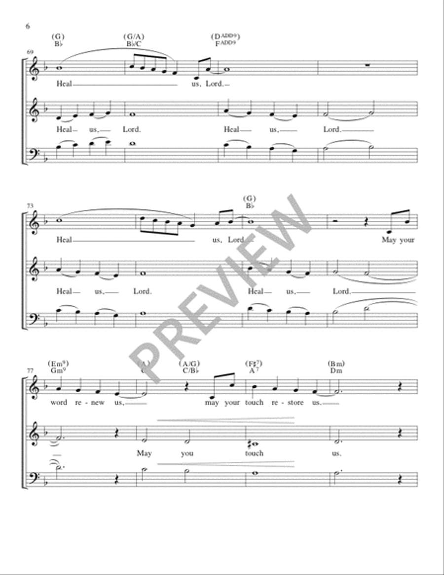 Heal Us, Lord - Guitar edition Guitar scores gallery preview page 6
