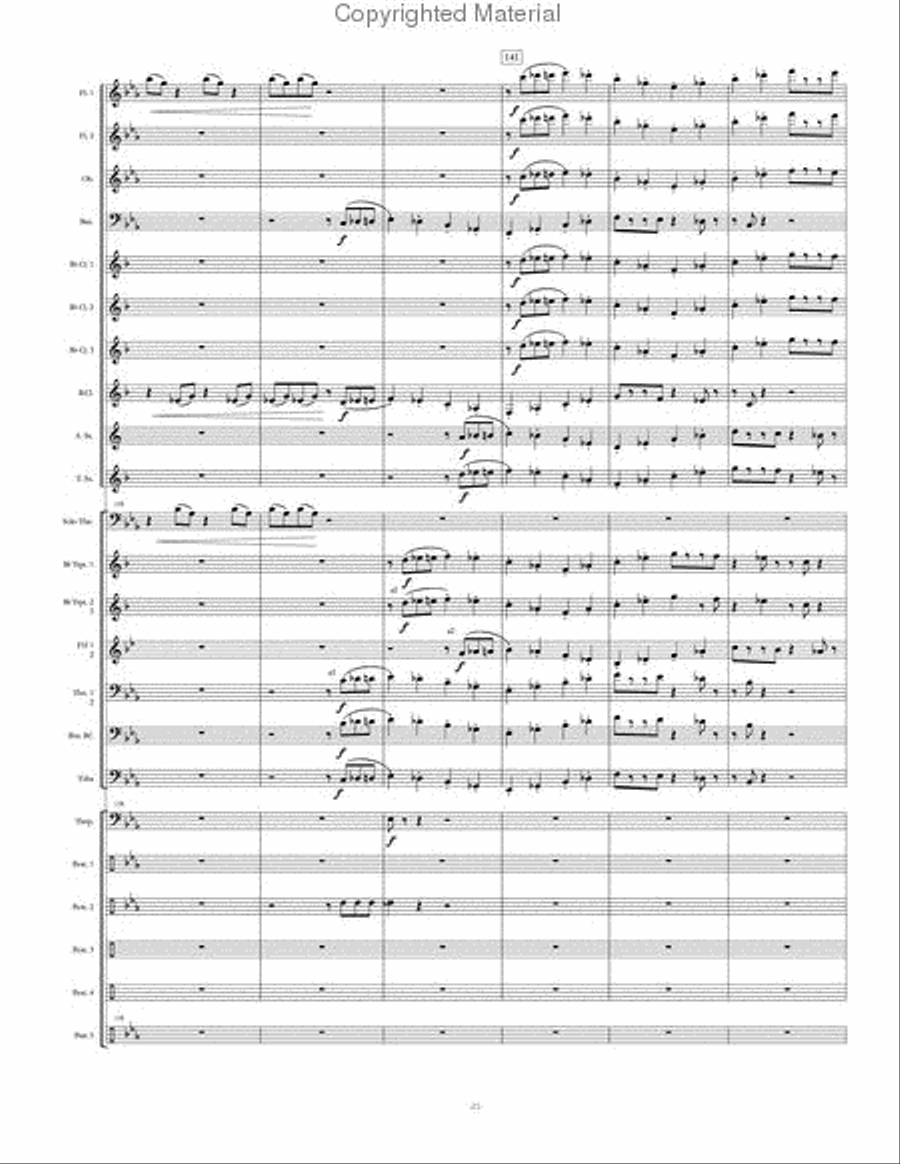 Seminar Concert Band scores gallery preview page 22