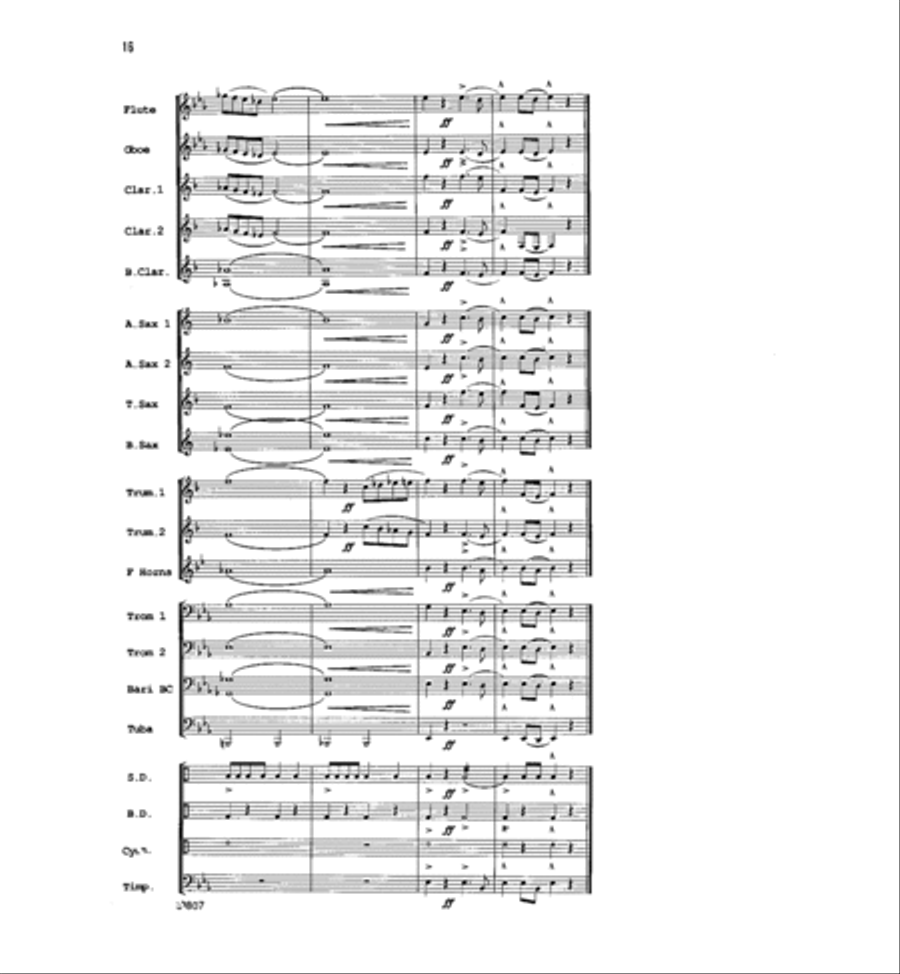 Amarado Amarado Concert Band scores gallery preview page 15