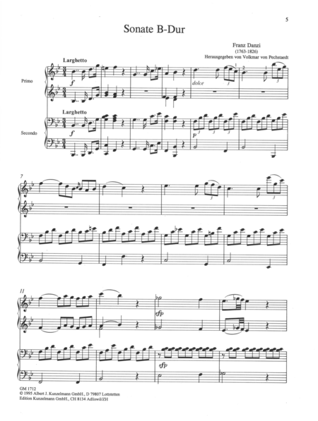 Sonata for piano four hands