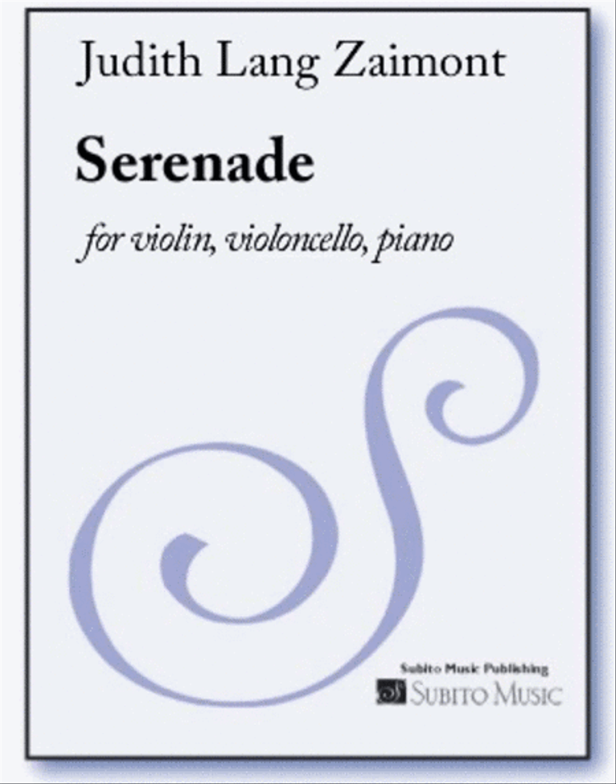 Serenade Piano Trio scores gallery preview page 1