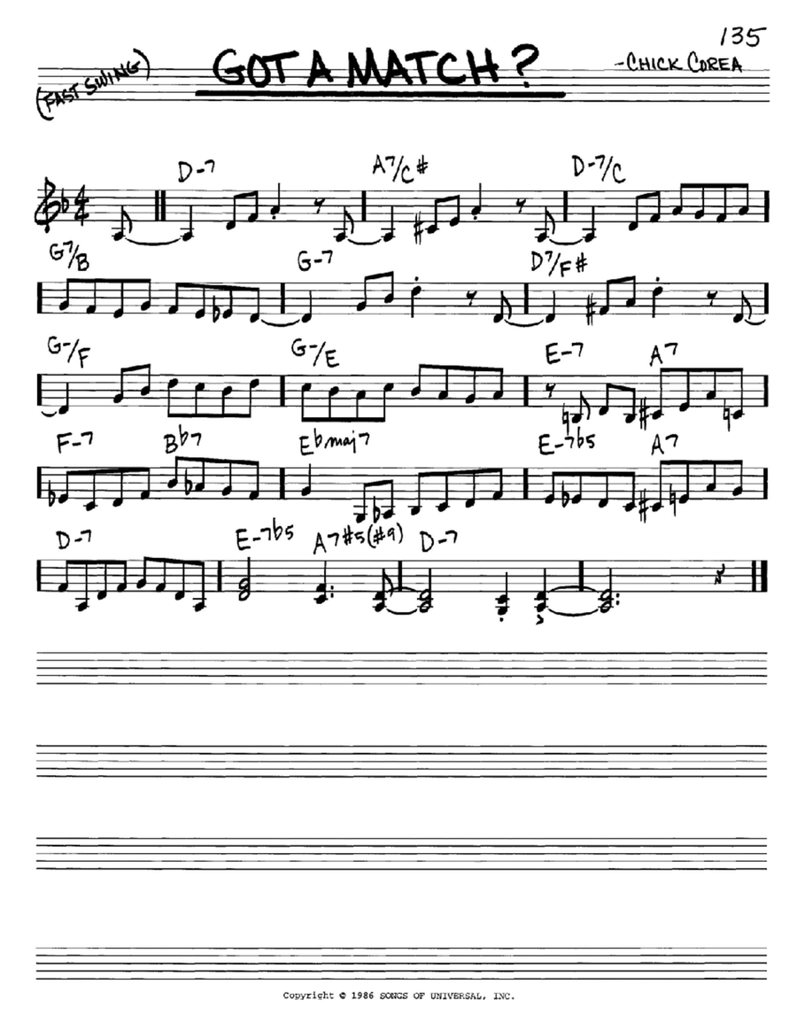 Got A Match? C Instrument scores gallery preview page 1