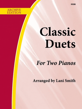Book cover for Classic Duets for Two Pianos - Level 4