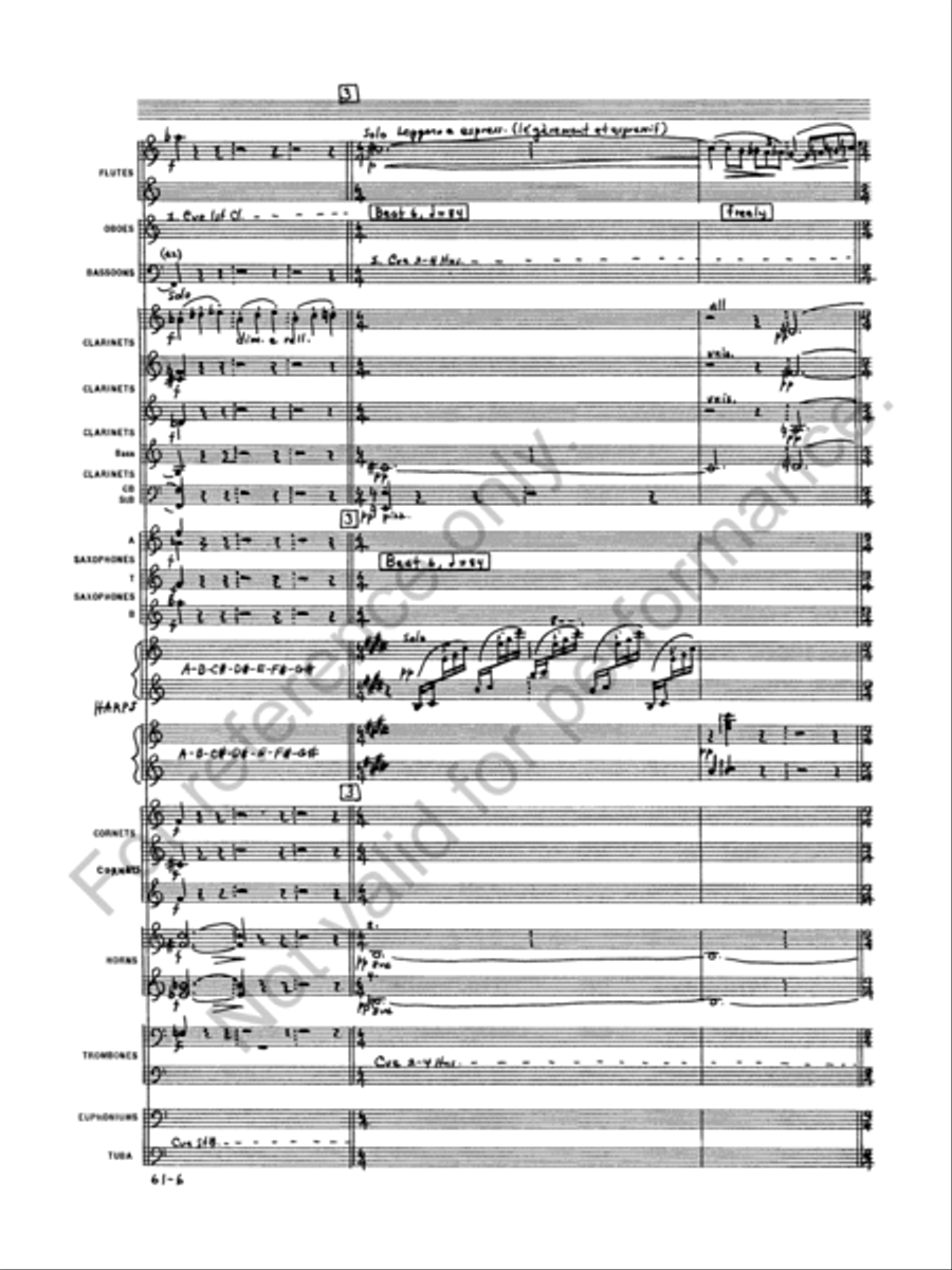 Prelude to the Afternoon of a Faun Concert Band scores gallery preview page 8