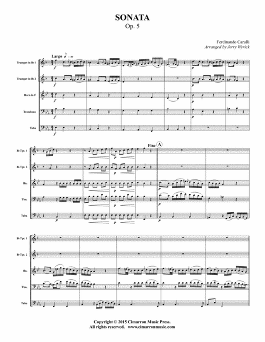 Sonata, Op. 5
