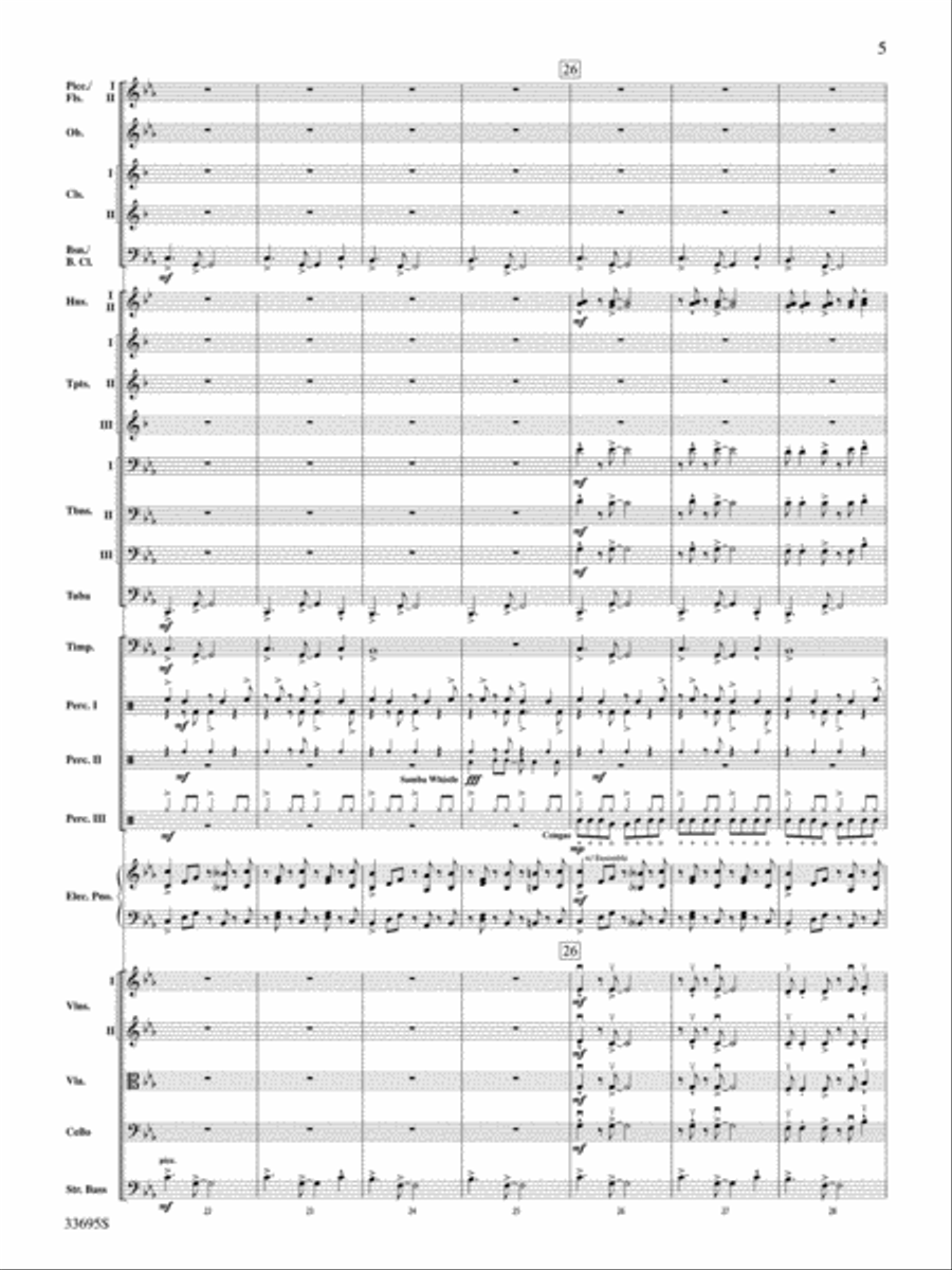 Danzas Cubanas Danzas Cubanas Full Orchestra scores gallery preview page 25