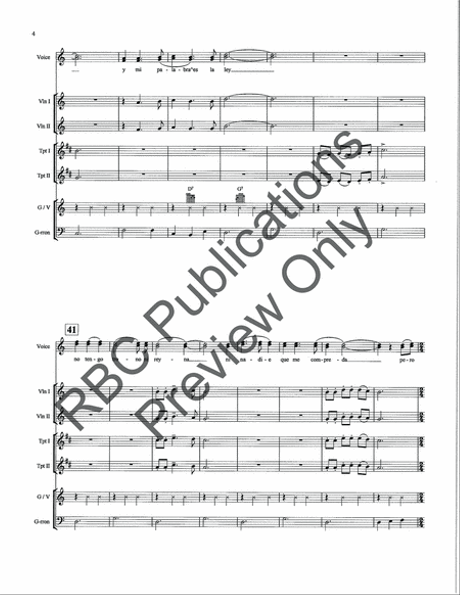 El Rey (Score) Voice scores gallery preview page 6