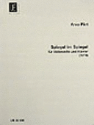 Book cover for Part - Spiegel Im Spiegel Cello/Piano
