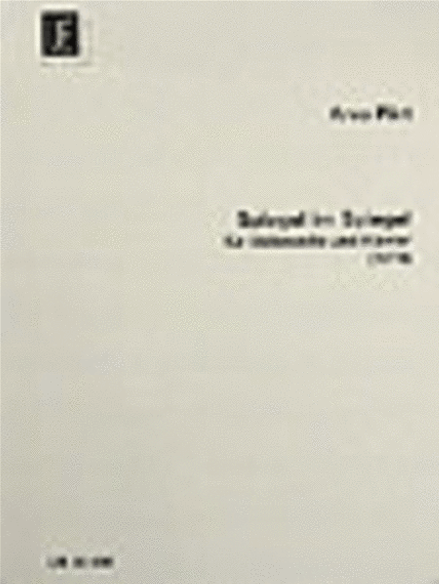 Book cover for Part - Spiegel Im Spiegel Cello/Piano