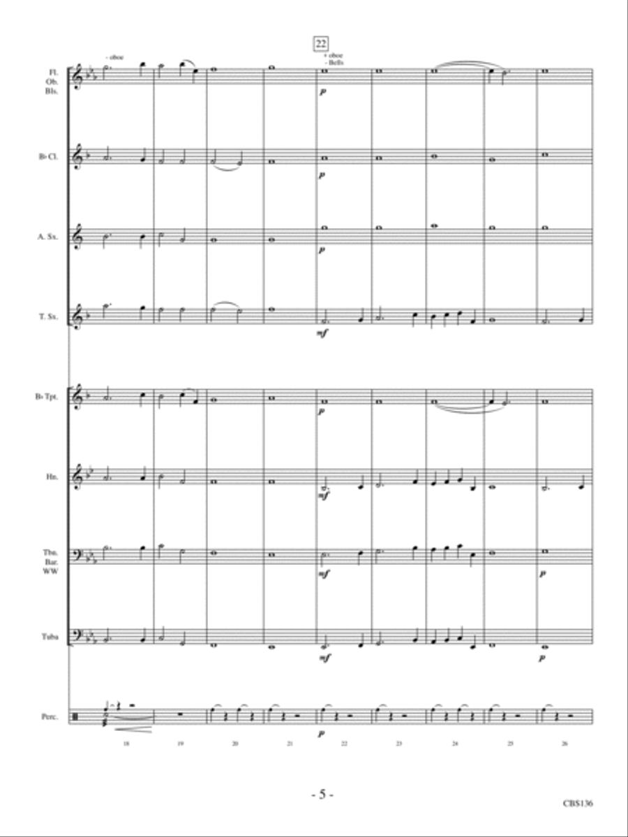 River Rhapsody Concert Band scores gallery preview page 5