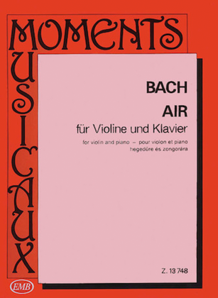 Book cover for Air BWV 1068/II