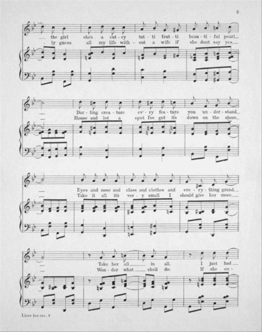 I Love Her Oh! Oh! Oh Voice scores gallery preview page 3