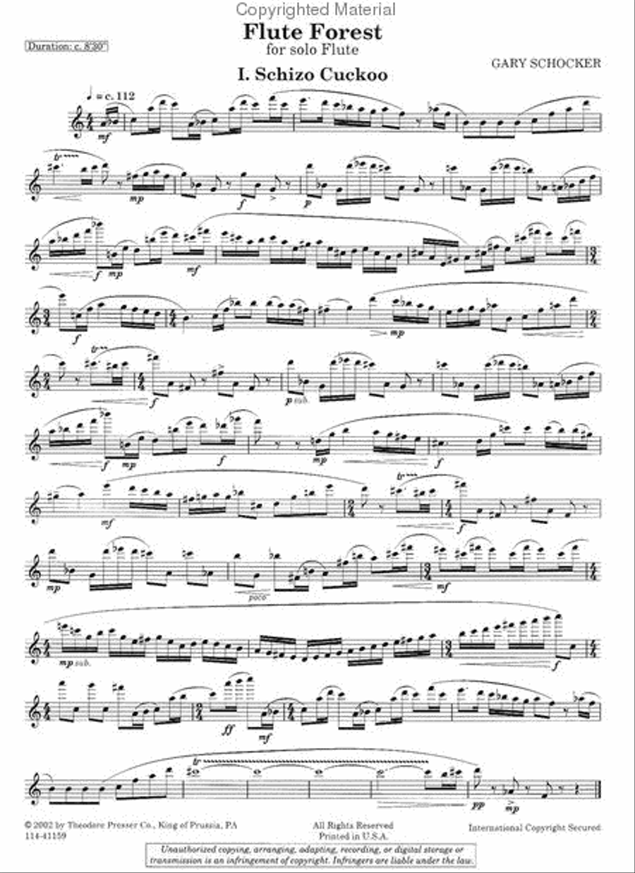 Flute Forest Chamber Music scores gallery preview page 2