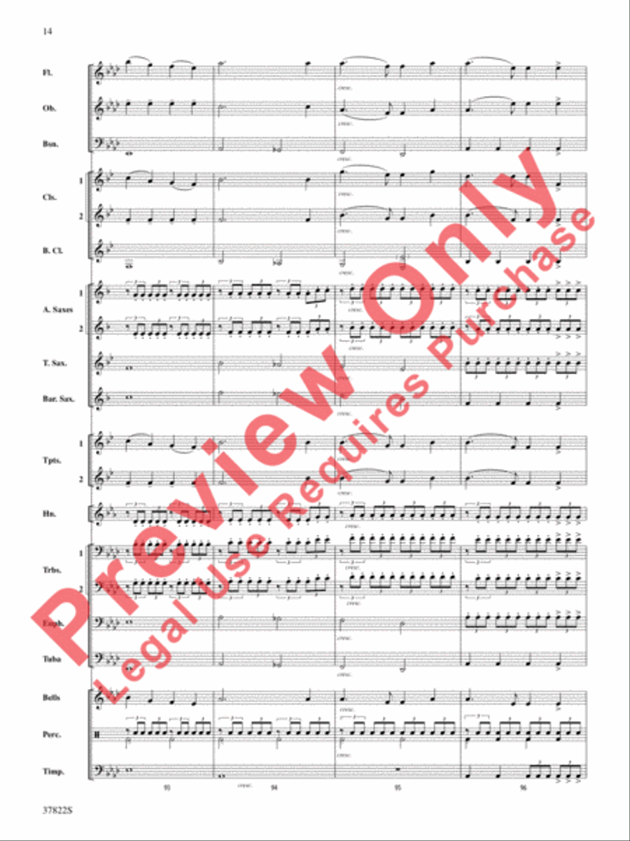 A Patriotic Day Concert Band scores gallery preview page 15