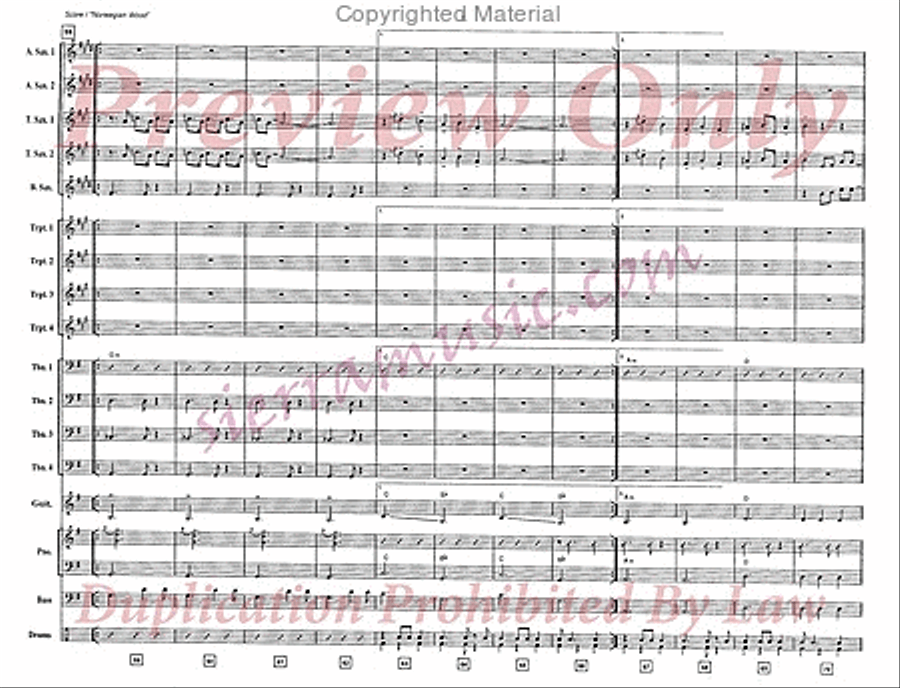 Norwegian Wood Norwegian Wood Big Band scores gallery preview page 8