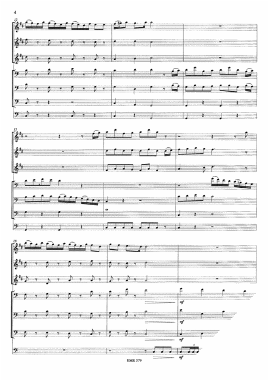 Marsch der Bavaria - Blasersolisten Brass Ensemble scores gallery preview page 7
