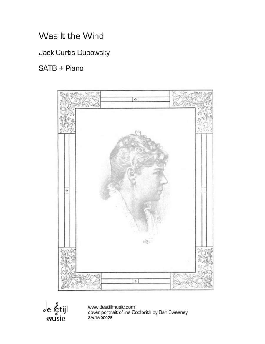 Was It The Wind? (SATB+Piano) image number null