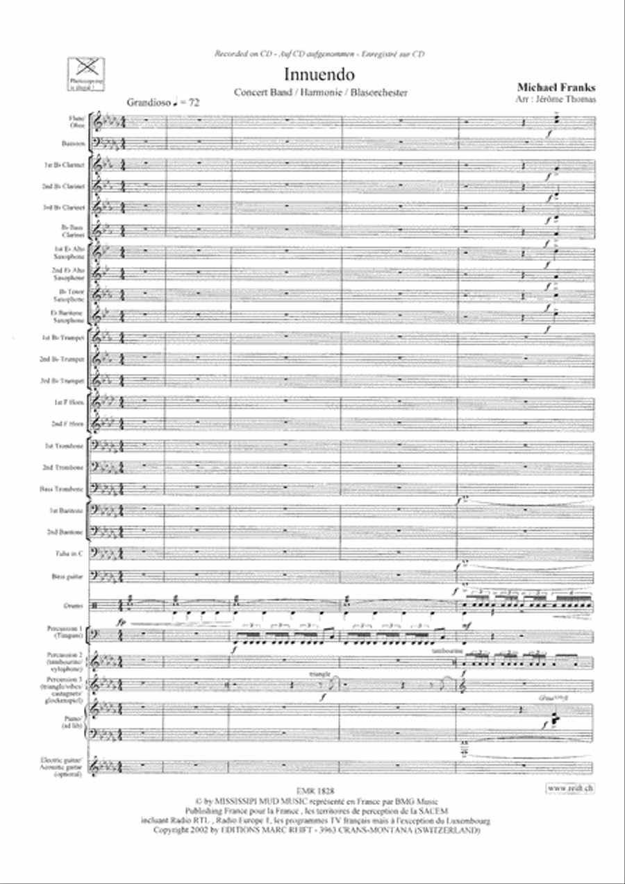 Innuendo Innuendo Concert Band scores gallery preview page 4