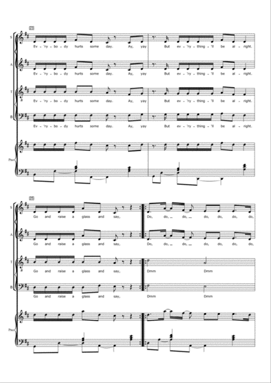 Memories Memories 4-Part scores gallery preview page 6