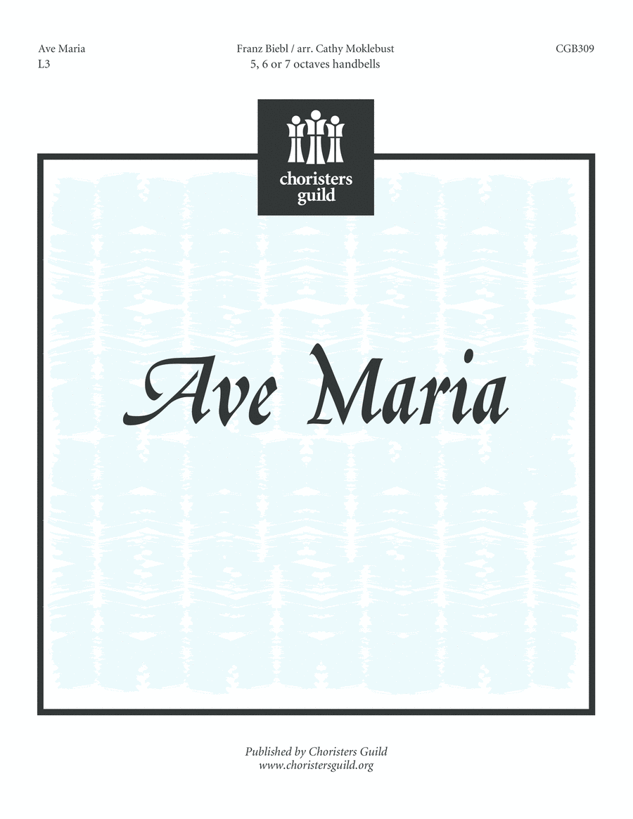 Ave Maria Handbell Choir scores gallery preview page 1